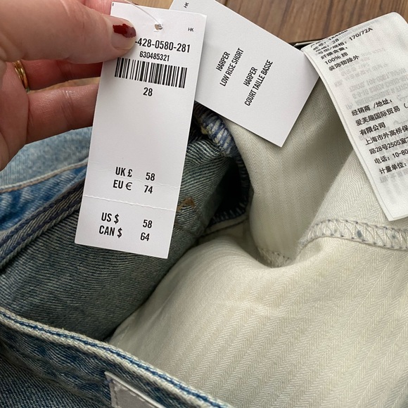 Abercrombie & Fitch Embroidered Denim Shorts - Picture 3 of 5